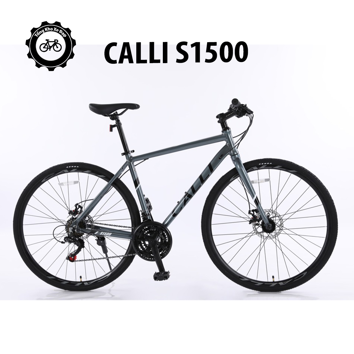 Khung xe đạp Calli S1500 làm từ hợp kim nhôm nhẹ và bền. Thiết kế bằng công nghệ độc quyền, xe có dây cáp đi âm sườn, tăng cả tính thẩm mỹ và sự gọn gàng.