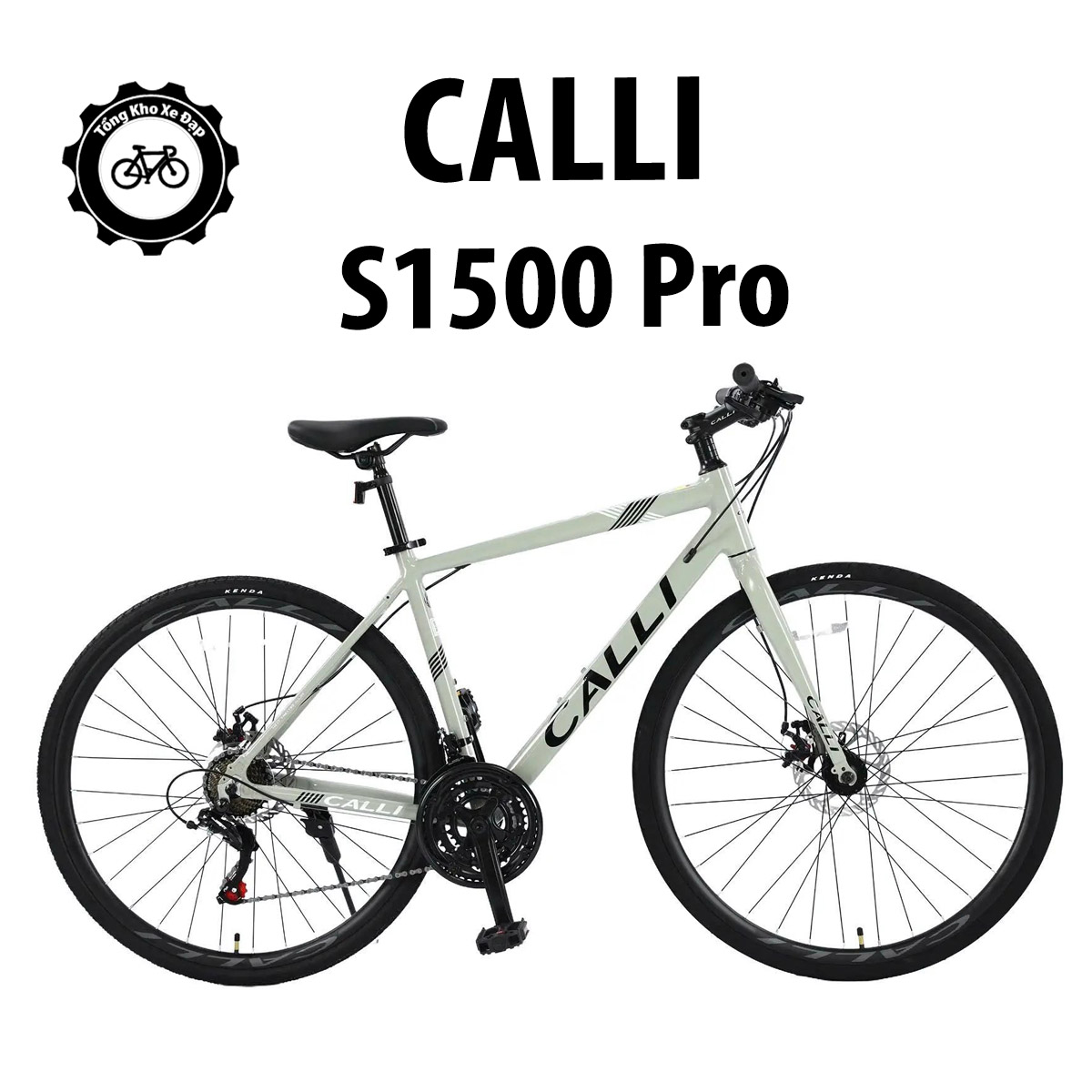 Calli S1500 Pro là mẫu xe đạp touring của hãng Calli, phiên bản này được được nâng cấp với khung nhôm không mối hàn
