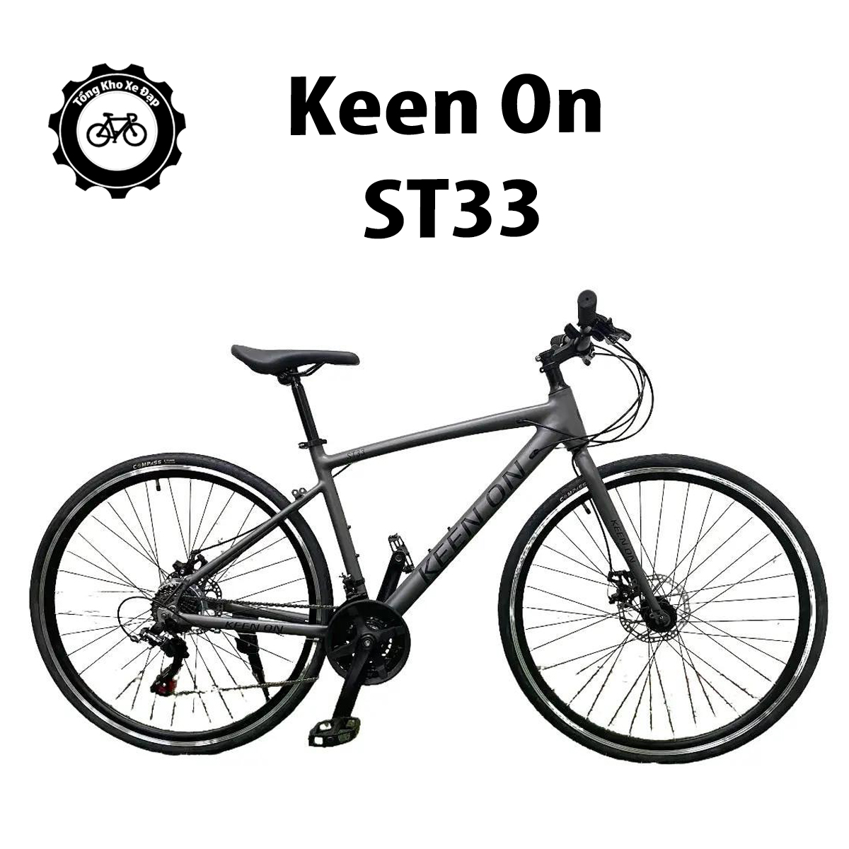 xe đạp touring thể thao Keen On ST33