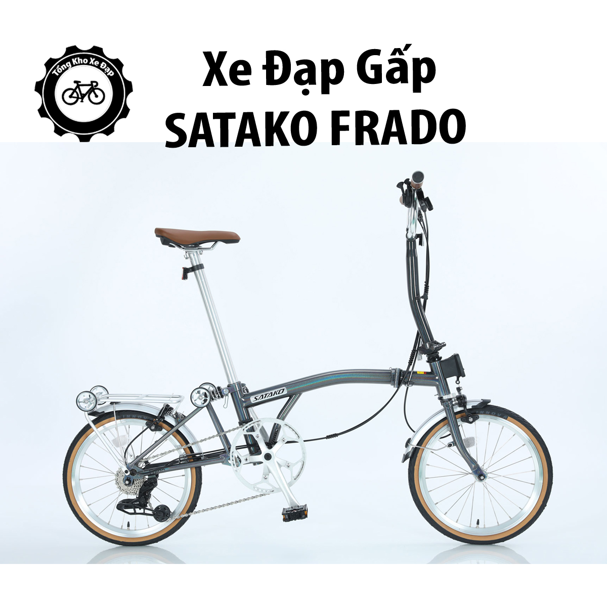 Xe Đạp Gấp Satako Frado #satako #frado