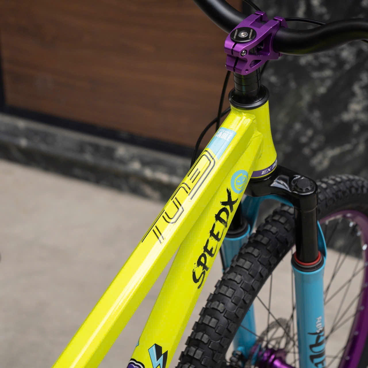 Xe MTB Dirt Jump SPEEDX EX 300 Thay PINK DS200 khung thép bánh 26 inch #pink #ds200 #speedx #ex300 - Ảnh 11